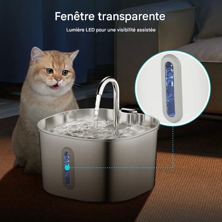 Fontaine À Eau En Acier Inoxydable Purrify