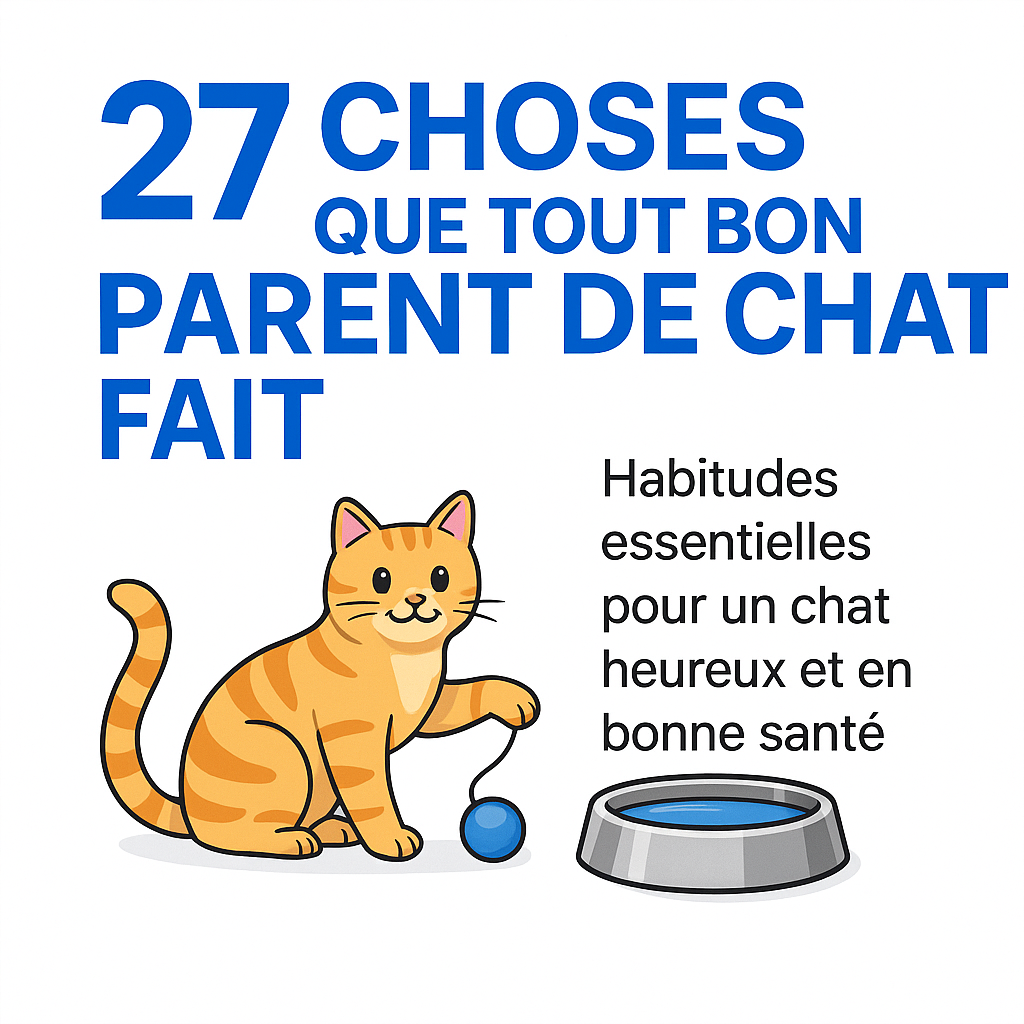Livre numérique : Les 27 choses que tout bon parent de chat fait