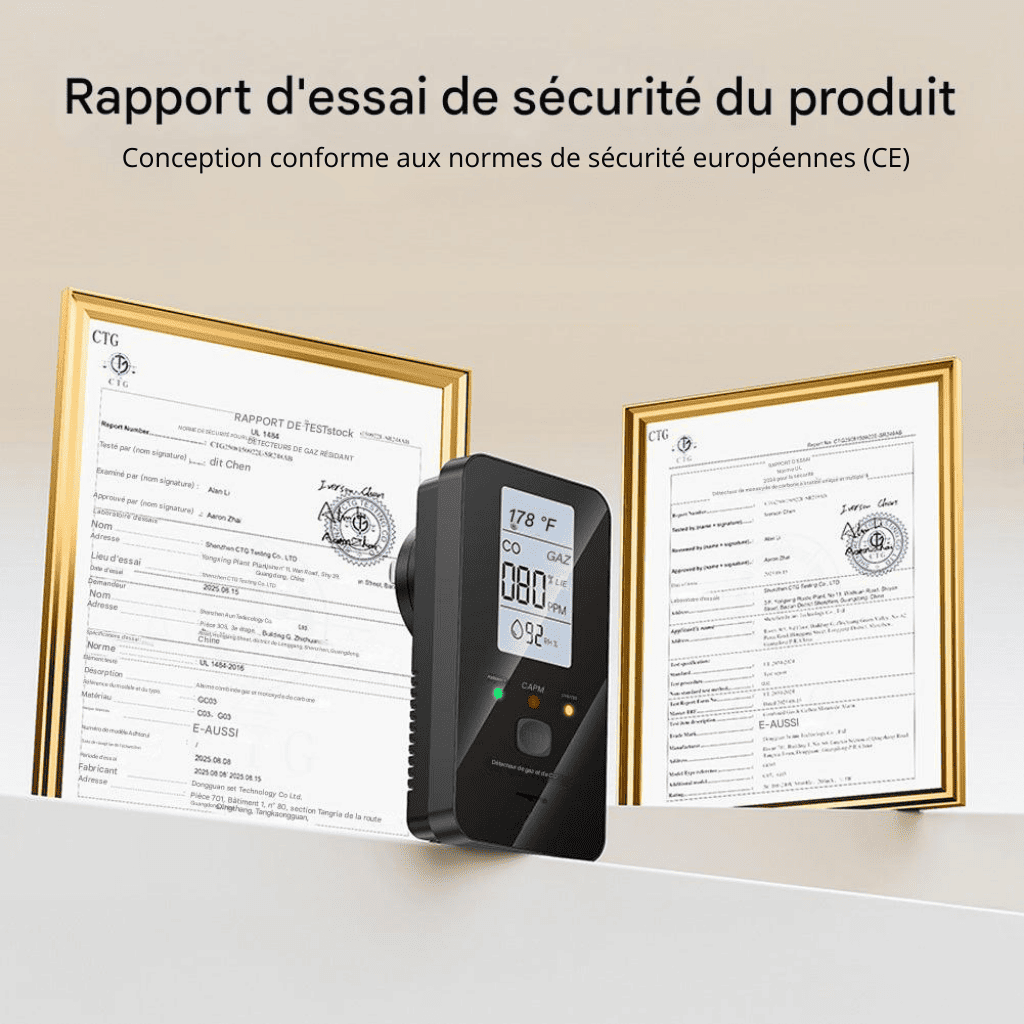 Détecteur de CO Purrify 4 en 1