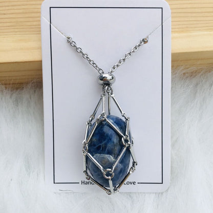 JoyauDiamanté™ - Collier Pierres de Cristal Interchangeables pour un Style Radieux et une Harmonie Intérieure