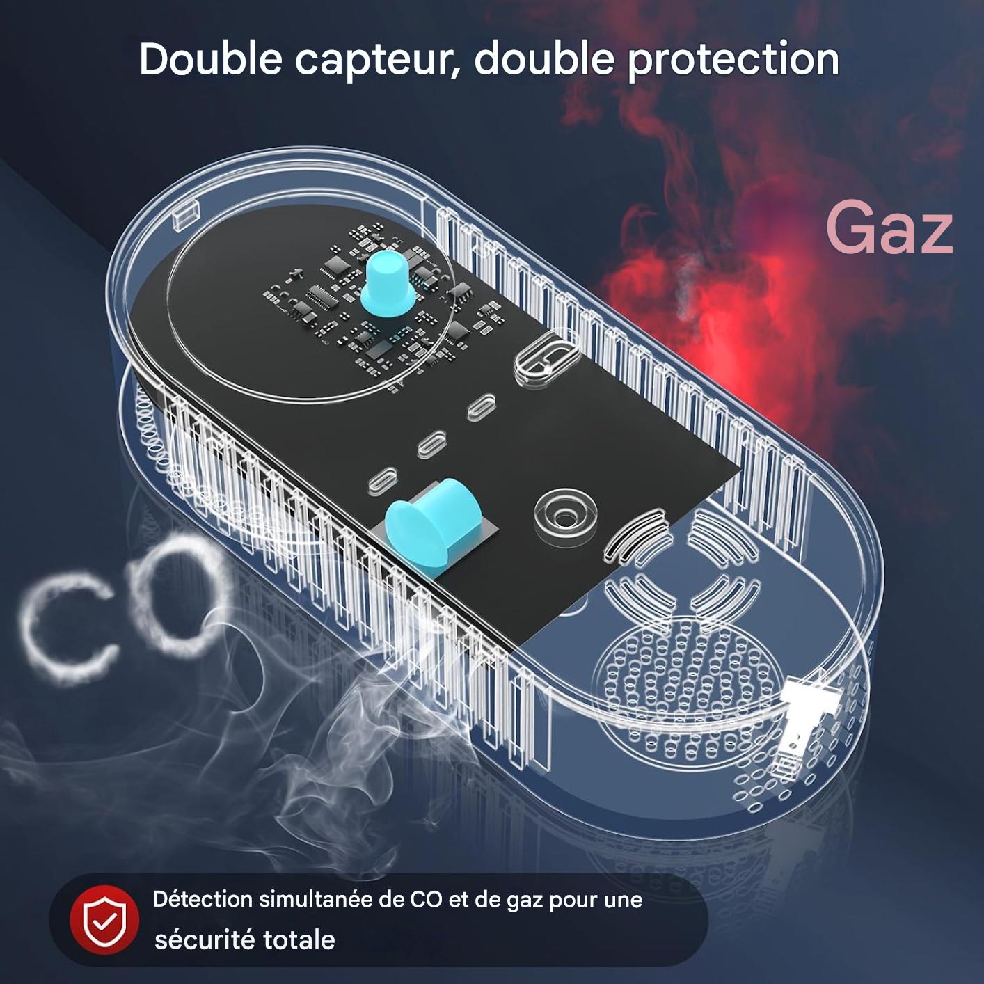 Détecteur de CO Purrify 4 en 1