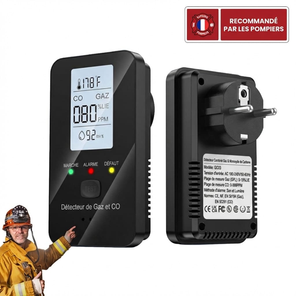 Détecteur de CO Purrify 4 en 1