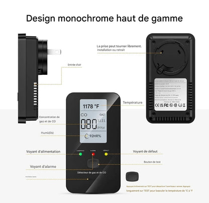 Détecteur de CO Purrify 4 en 1