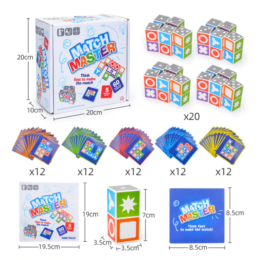 MatchMaster: Le Jeu Esprit Vif - 1+1 stylo hand spinner OFFERT